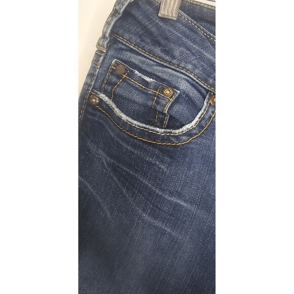 Silver Jeans Women's 28x33 Suki Bootcut Denim Western Glove Works Distressed - Picture 2 of 16